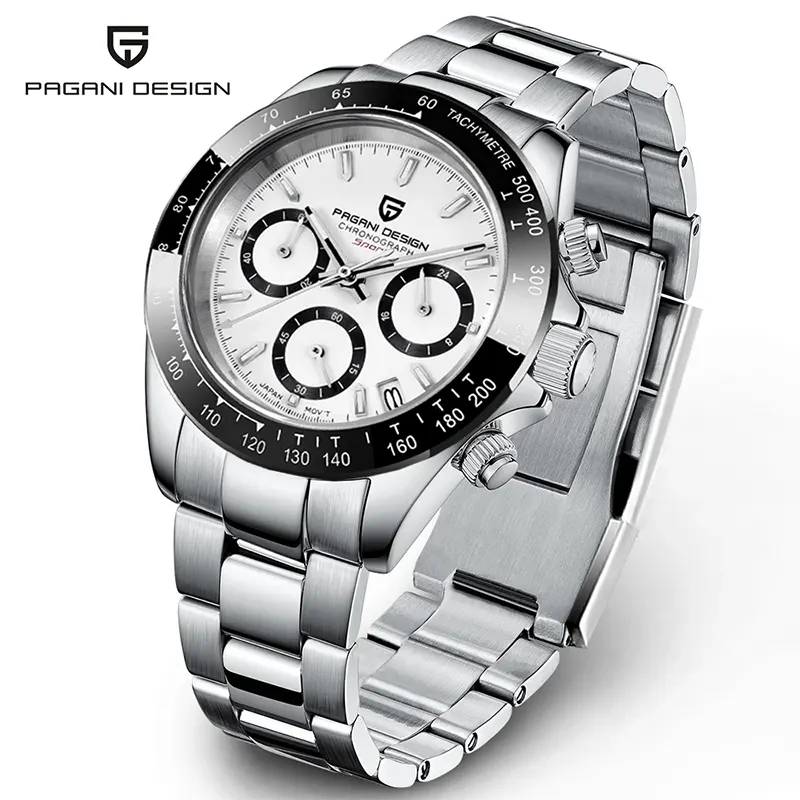 Pagani Design PD-1644 Daytona White Dial Men's Watch